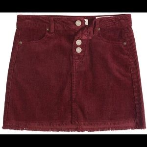 Indigo Rein Corduroy Skirt Sz 7